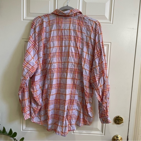 Urban outfitters BDG Remi purple lavender plaid Oversized Button-Down Shirt L - Picture 6 of 14